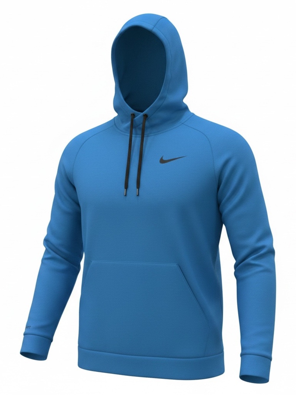 Nike Bright Blue Hoodie with Black Swoosh